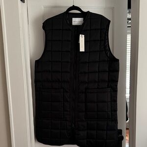 Rebecca Minkoff Black Puffer Vest Size XL NWT